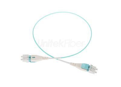 Fiber Jumper Cables Uni-boot LC/UPC-LC/UPC Optic Patchcord OM3 PVC Aqua 2.0mm