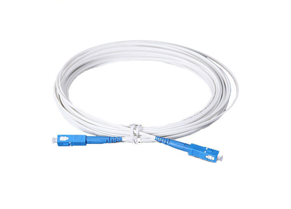 FTTH Drop Cable Patchcord SC to SC UPC/APC Jumper G657A1 Duplex LSZH Jacket 3m