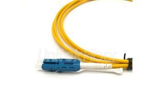 pull push uniboot optic fiber patch cord lc lc 9 125un single mode lszh flame retardand 3
