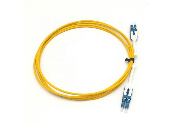 Pull-push Uniboot Optic Fiber Patch Cord LC-LC 9/125un Single Mode LSZH Flame Retardant