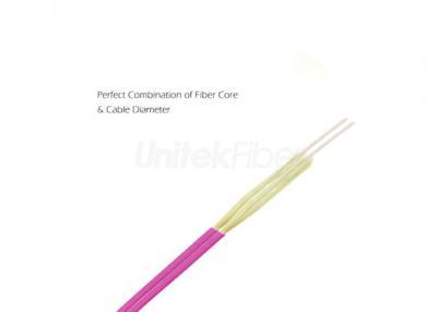 High Density Fiber Optic Patch cord LC/UPC-LC/UPC Jumper Cables Duplex OM4 50/125 100Gb OFNP