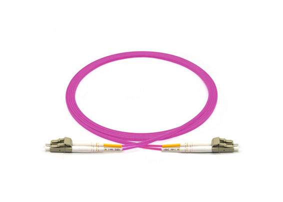 fiber optic patch cord lc upc lc upc duplex om4 50 125 100gb ofnp 5