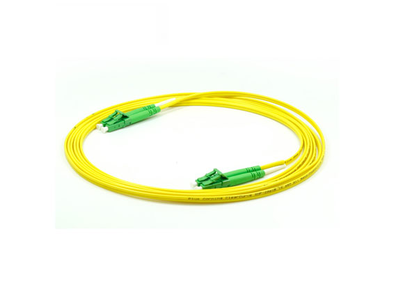 Premium Fiber Optic Patchcord LC to LC Corning Fiber Jumper Cables Duplex Single Mode Yellow