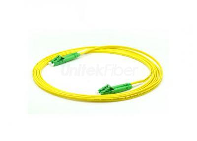 Premium Fiber Optic Patchcord LC to LC Corning Fiber Jumper Cables Duplex Single Mode Yellow