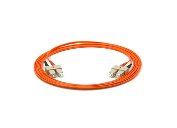 Fiber Optic Patch Cord SC/UPC to SC/UPC 62.5/125um OM1 Duplex PVC/LSZH Jacket