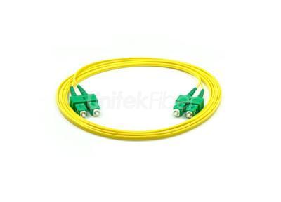 Fiber Optic Jumper SC/APC-SC/APC Duplex Jumper Cables 9/125um OS2 G657A2 2.0mm
