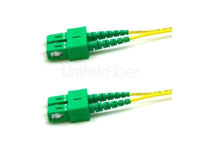 Fiber Optic Jumper SC/APC-SC/APC Duplex Jumper Cables 9/125um OS2 G657A2 2.0mm