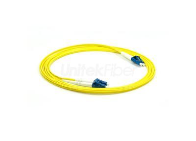 Duplex Jumper LC/UPC to LC/UPC Fiber Optic Patch Cord OS2 9/125um Corning Fiber G657