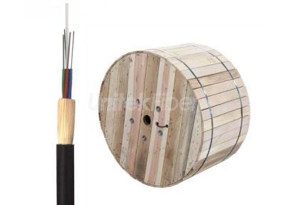 Outdoor Aerial ADSS Fiber Optic Cable Single Mode G652D 100M to 300M Span 12~288 cores Single Jacket PE