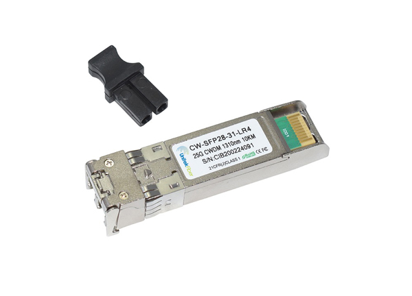 SFP28 LR4 25G Optical Transceiver For Ethernet and Data Center Duplex 1330nm 10km DOM CWDM