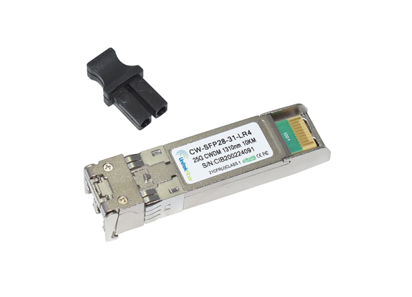 25G SFP28 CWDM Pluggable Optical Transceiver Module SM 1310 10KM for 5G Ethernet