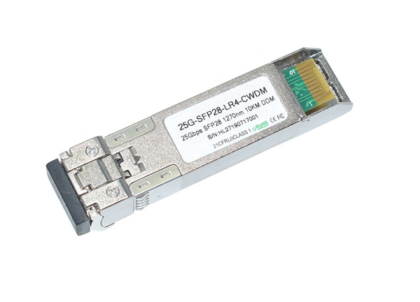 sfp28 25g optical transceiver with dom function 1270nm 1370nm 10km 5g fronthual ethernet 1