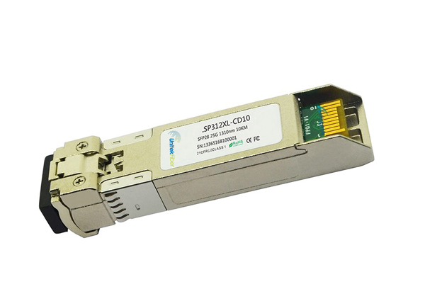 Fiber Optic Network Equipment 25G SFP28 Optical Transceiver Compatible Huawei Mikrotik 1330nm