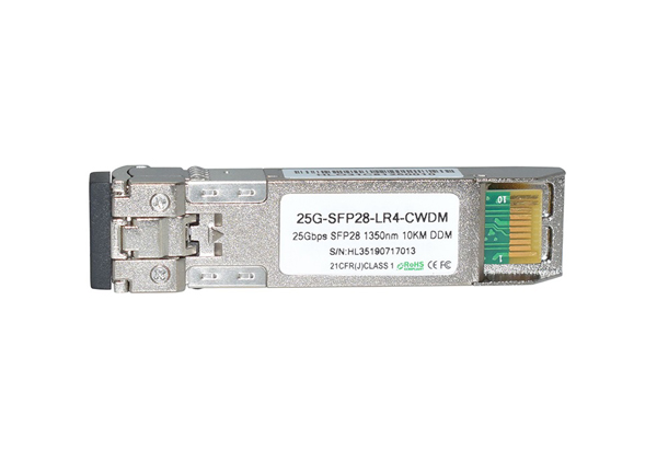 Industrial CWDM 25G Optic Transceiver 1310nm 10km SFP28 Optical Module for 5G