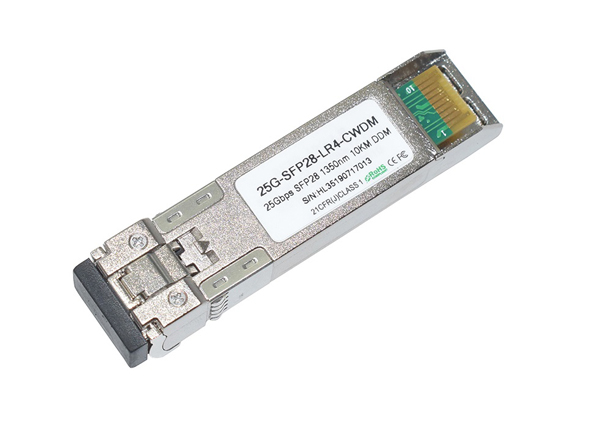 Industrial CWDM 25G Optic Transceiver 1310nm 10km SFP28 Optical Module for 5G