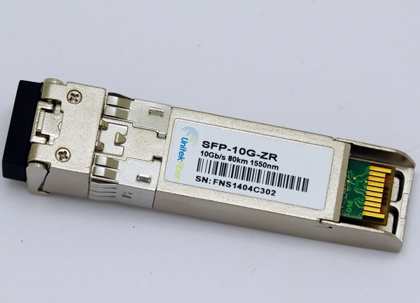 10G SFP+ SR/LR/ER/ZR Optical Transceiver with Duplex LC Connector 10km 40km 80km