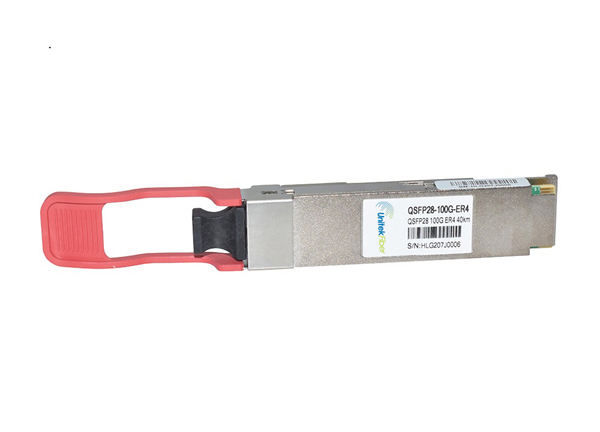 100G QSFP28 ER4 Optical Transceiver 40km 1310nm Compatible With Alcatel-Lucent Nokia