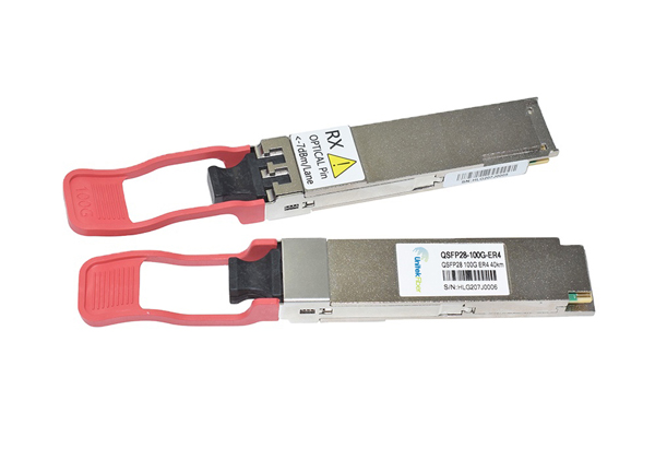 100G QSFP28 ER4 Optical Transceiver 40km 1310nm Compatible With Alcatel-Lucent Nokia