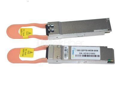 100G QSFP28 Optical Transceiver 1310nm 40km 4WDM Compatible with DELL 1