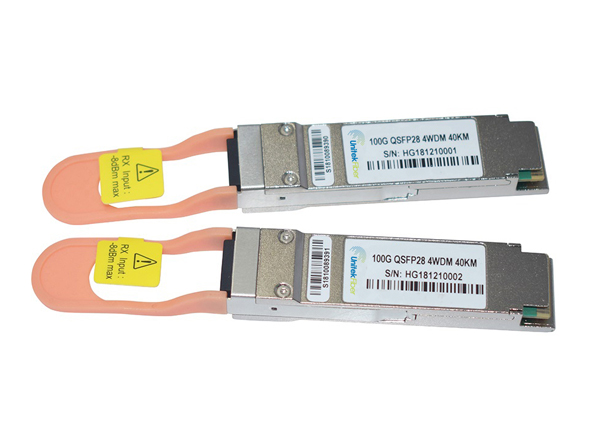 100G QSFP28 Optical Transceiver 1310nm 40km 4WDM Compatible with DELL 
