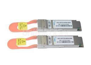 100G QSFP28 Optical Transceiver 1310nm 40km 4WDM Compatible With DELL
