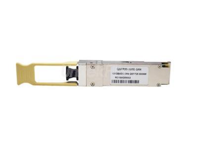 High Reliability QSFP28 100G SR4 Optical Transceiver in Fiber Optic Network Equipment 850nm 100m 2