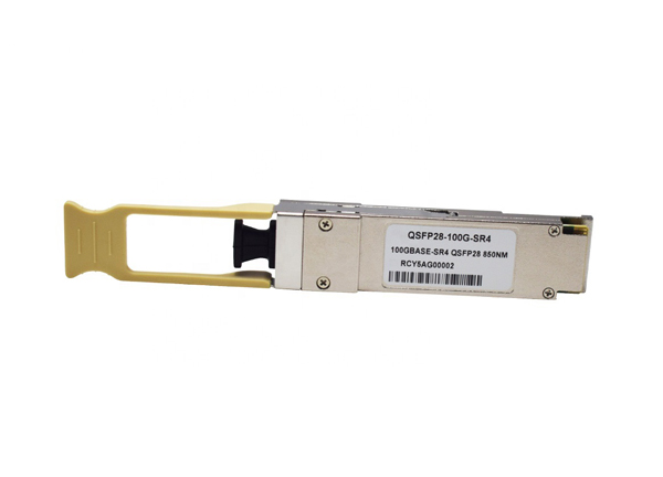 High Reliability QSFP28 100G SR4 Optical Transceiver in Fiber Optic Network Equipment 850nm 100m