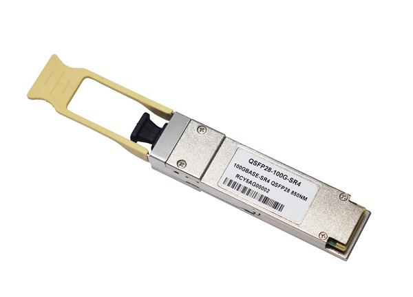 High Reliability QSFP28 100G SR4 Optical Transceiver in Fiber Optic Network Equipment 850nm 100m