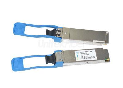 Manufacturer 100G QSFP28 LR4 Optic Transceiver with LC Connector 1310nm 25Km 1
