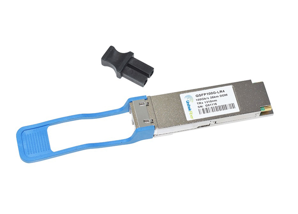 High Density 100G QSFP28 LR4 Optic Transceiver with LC Connector 1310nm 25Km