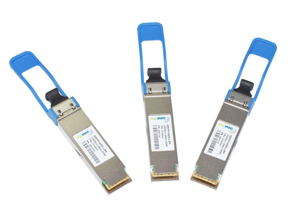 High Density 100G QSFP28 LR4 Optic Transceiver with LC Connector 1310nm 25Km