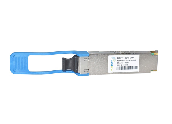 High Density 100G QSFP28 LR4 Optic Transceiver with LC Connector 1310nm 25Km