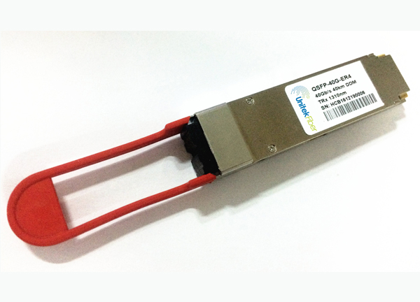 Hot Pluggable 40G QSFP+ Optic Transceiver SR4 ER4 LR4 100m 40KM 1310nm 850nm
