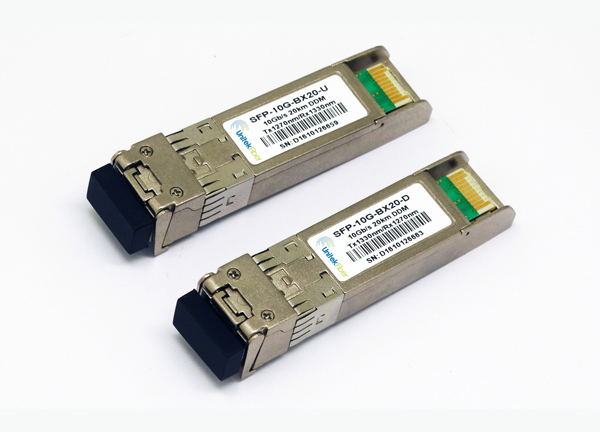 10G BIDI SFP+ Optical Transceiver for Networking Switches Tx1330nm/Rx1270nm 40KM