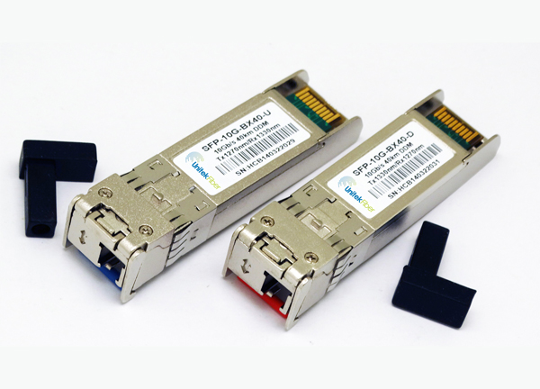 10G BIDI SFP+ Optical Transceiver for Networking Switches Tx1330nm/Rx1270nm 40KM