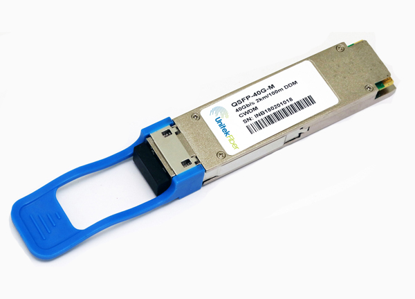 High Speed 40G QSFP+ Optical Transceiver 4-Channel CWDM for Telecommunication Equipment