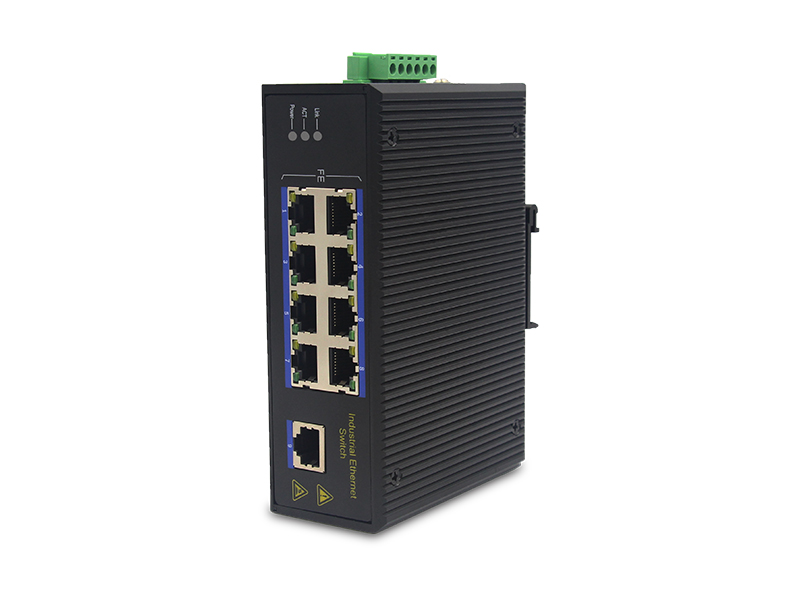 Industrial-grade Ethernet Switch Unmanaged 9-Port 100Mbps High Performance for Data Center