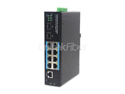 Brands 2 Gigabit SFP Ports 8 10/100Mbps Electrical Ports Managed Industrial-grade Ethernet Switch