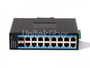 Full Gigabit 16 Electrical Ports and 2 Optical Ports Industrial POE Switch Vendors