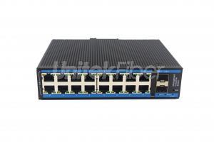 Plug-and-play 16 100M RJ45 ports and 2 1000M SFP Ports Managed Industrial Ethernet Switch