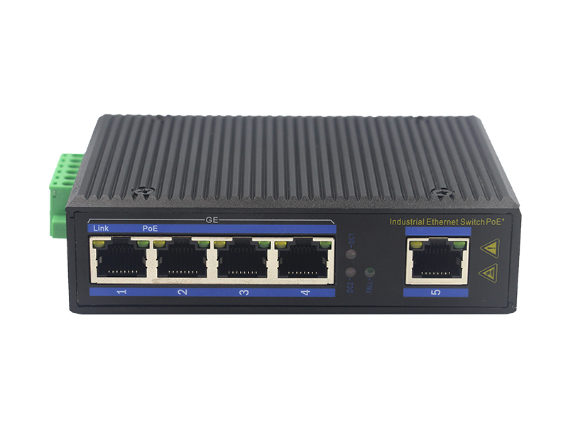 10/100/1000Mbps 5 Ports Industrial Ethernet Switch Supports Wireless Network