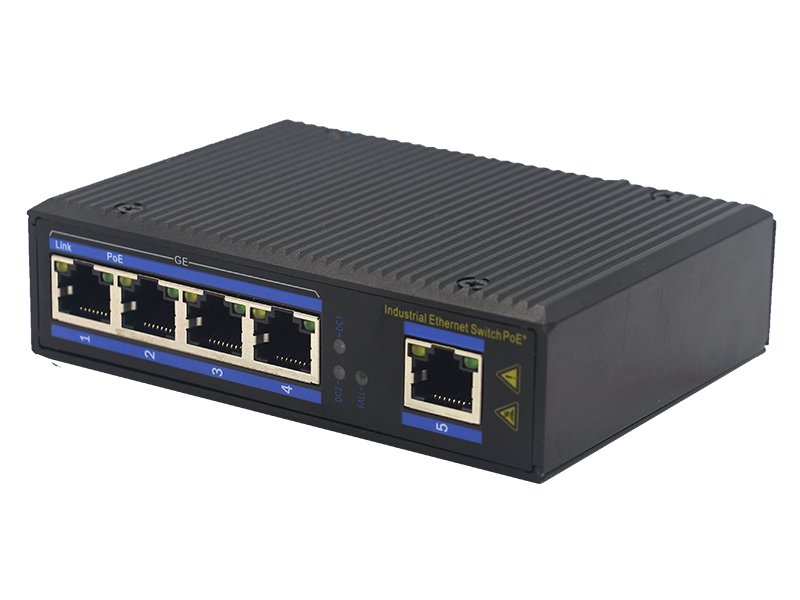 10/100/1000Mbps 5 Ports Industrial Ethernet Switch Supports Wireless Network