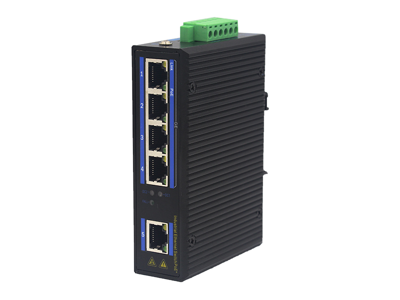 10/100/1000Mbps 5 Ports Industrial Ethernet Switch Supports Wireless Network