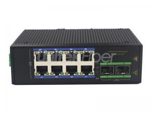 Industrial Ethernet PoE Switch with SFP and RJ45 Gigabit Switch Brands for Fiber Optical Network