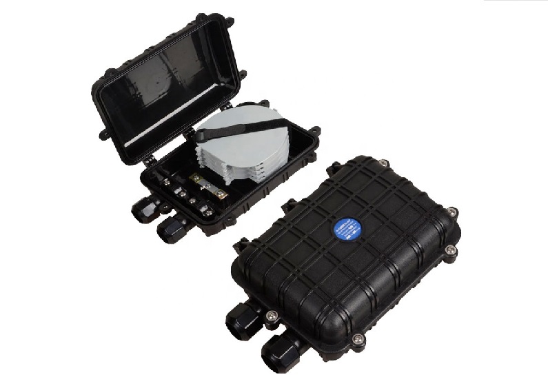 Outdoor Aerial Fiber Optic Splice Closure 96 Core 1 Inlet 1 Outlet with Mechanical Sealing