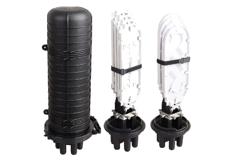 1 Oval Port 4 Round Ports 144cores Dome Fiber Optic Splice Closure