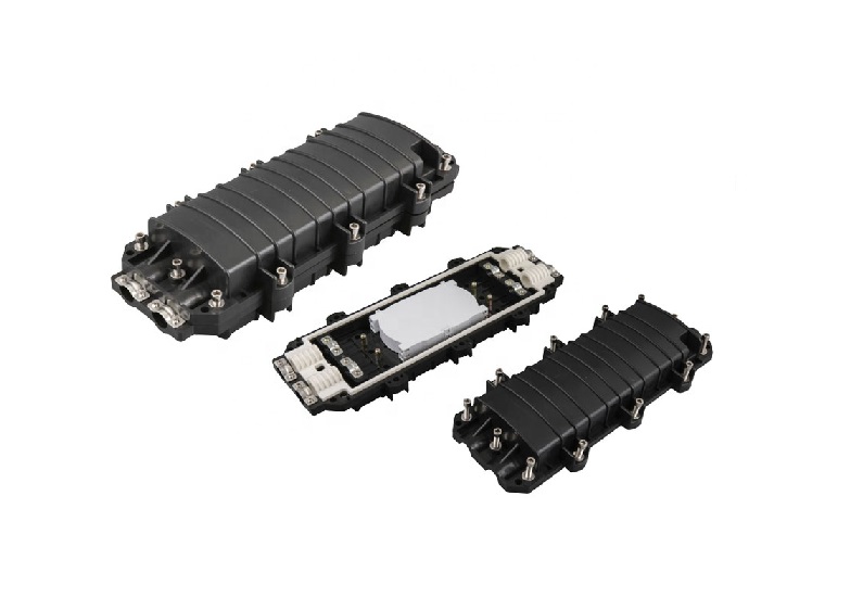 2 In 2 Out Heat Shrinking Inline Fiber Optic Splice Closure 144 Cores