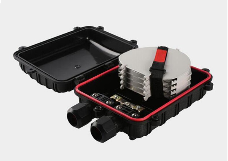Horizontal Mini Type Box 1 In 1 Out Fiber Optic Splice Closure