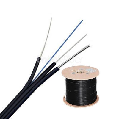 Self- supporting Butterfly FTTH GJXFH Outdoor Fiber  Optic Cable SM G652D G657 Fiber LSZH 1KM