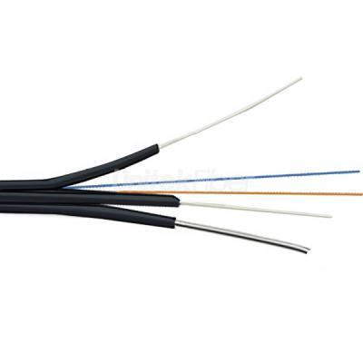 Self- supporting Butterfly FTTH GJXFH Outdoor Fiber  Optic Cable SM G652D G657 Fiber LSZH 1KM